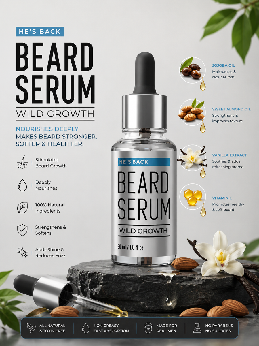 Beard Serum He's Back — image 4