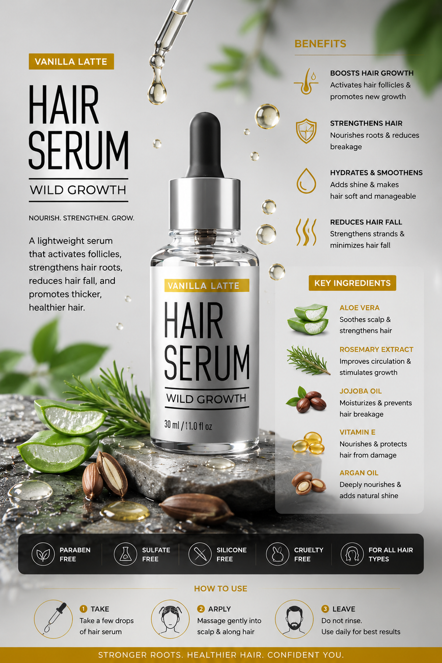 Hair Serum Vanilla Lattè — image 4