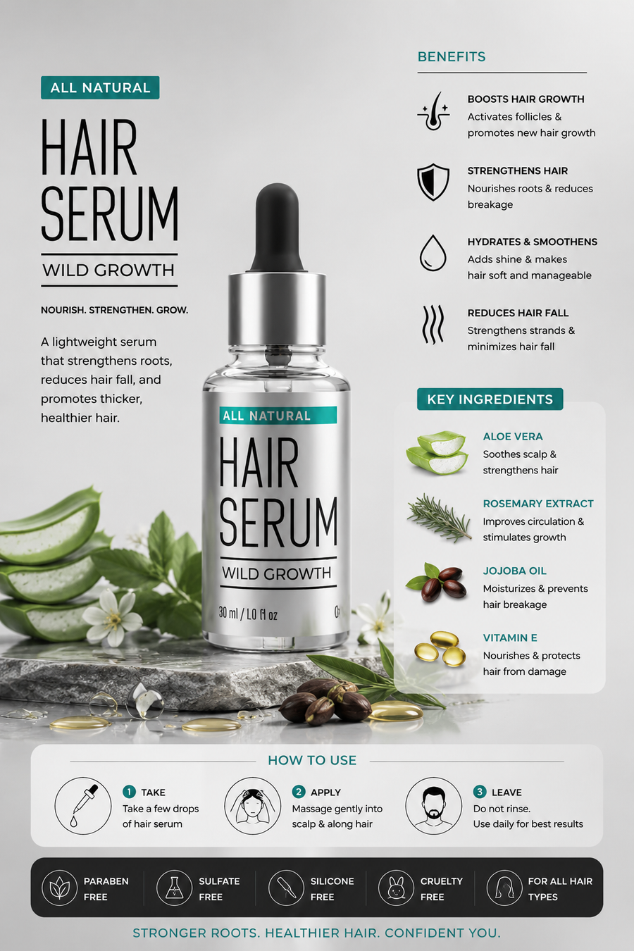 Hair Serum All Natural — image 4