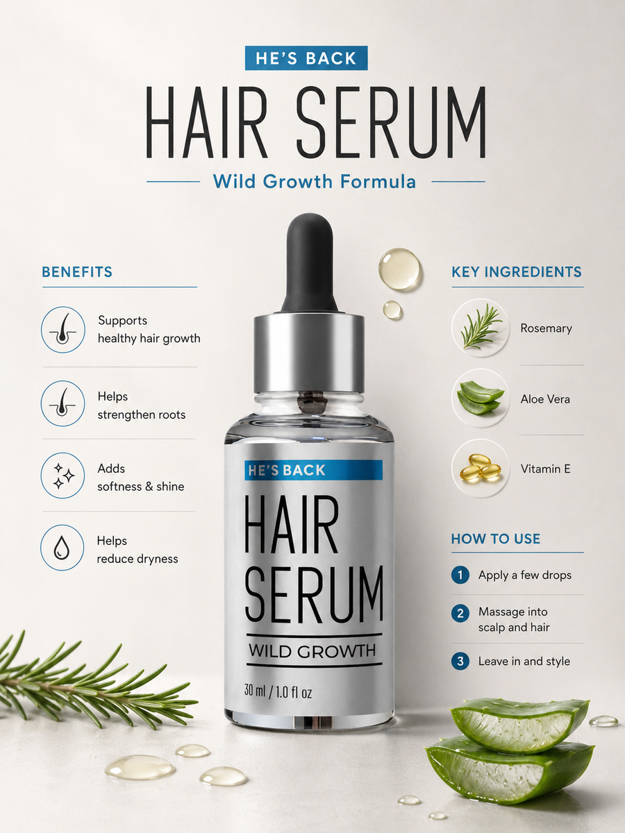 Hair Serum He's Back — image 4